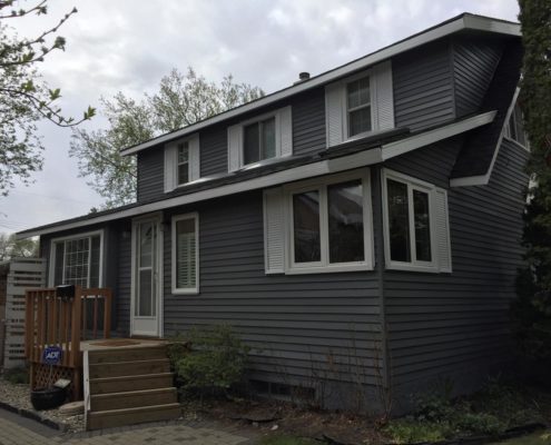 house exterior and deck painting in Nanaimo